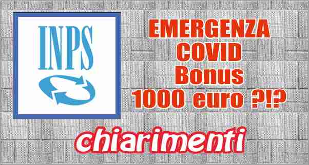 COVID Bonus 1000 euro